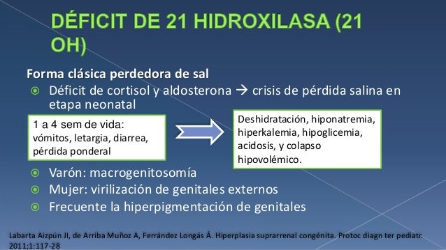 hiperplasia suprarrenal congenita perdedora de sal